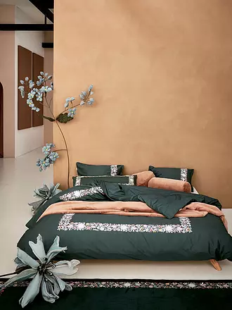 ESSENZA | Satin-Bettwäsche VERONIQ 70x90cm/140x200cm Balsam Green | 